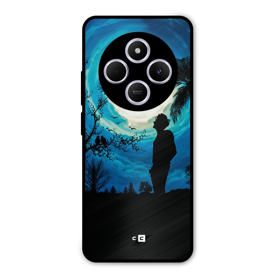 Cool Boy Under Sky Metal Back Case for Poco C75 5G
