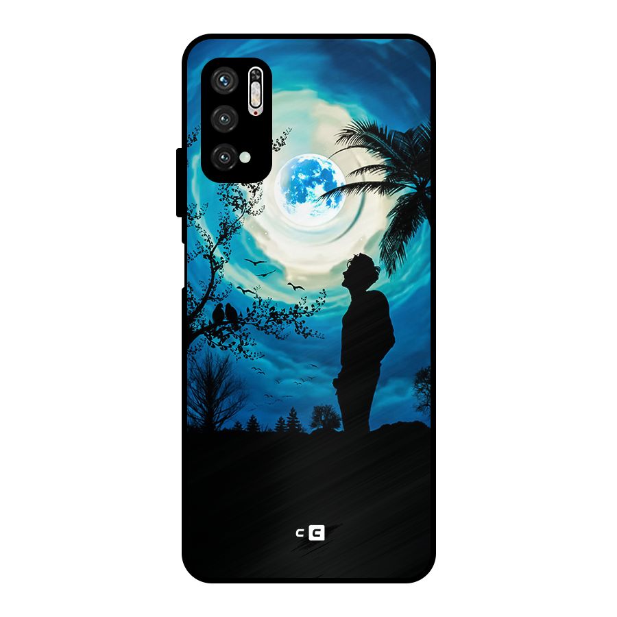 Cool Boy Under Sky Metal Back Case for Poco M3 Pro 5G