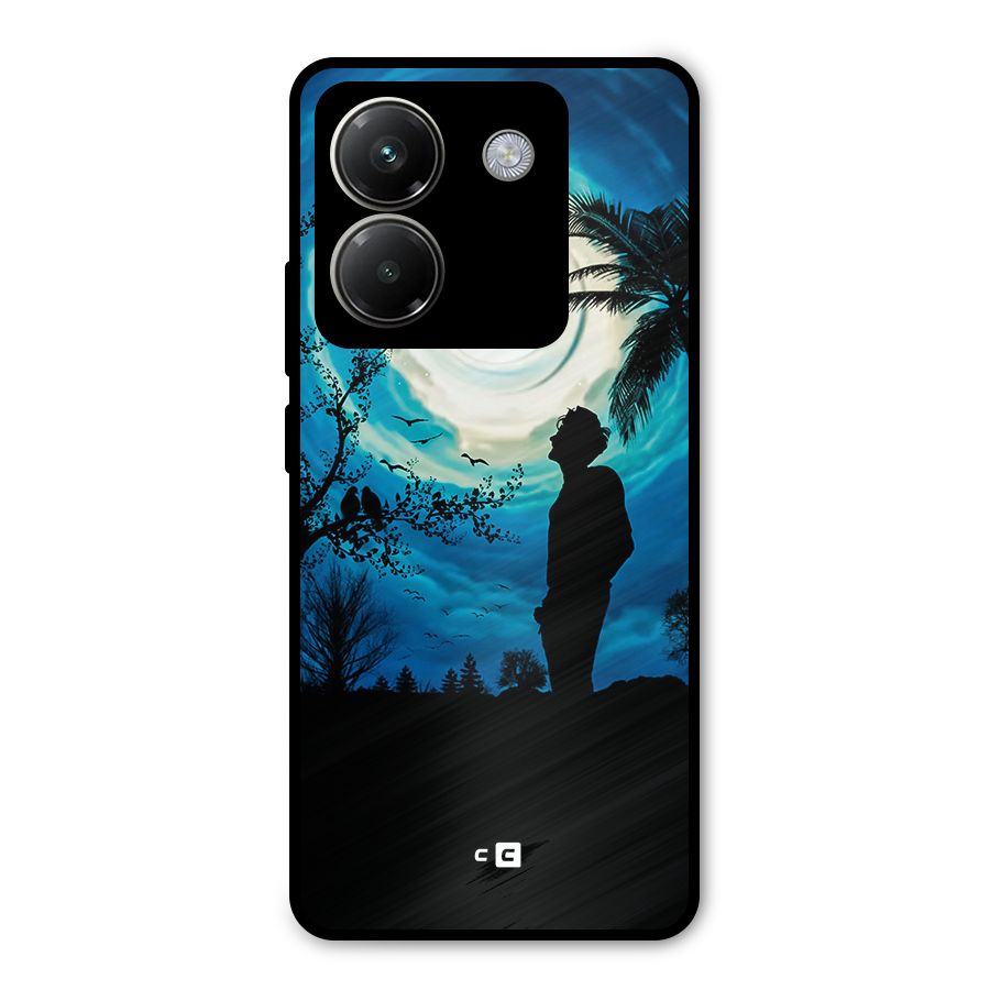 Cool Boy Under Sky Metal Back Case for Poco M7 Pro 5G