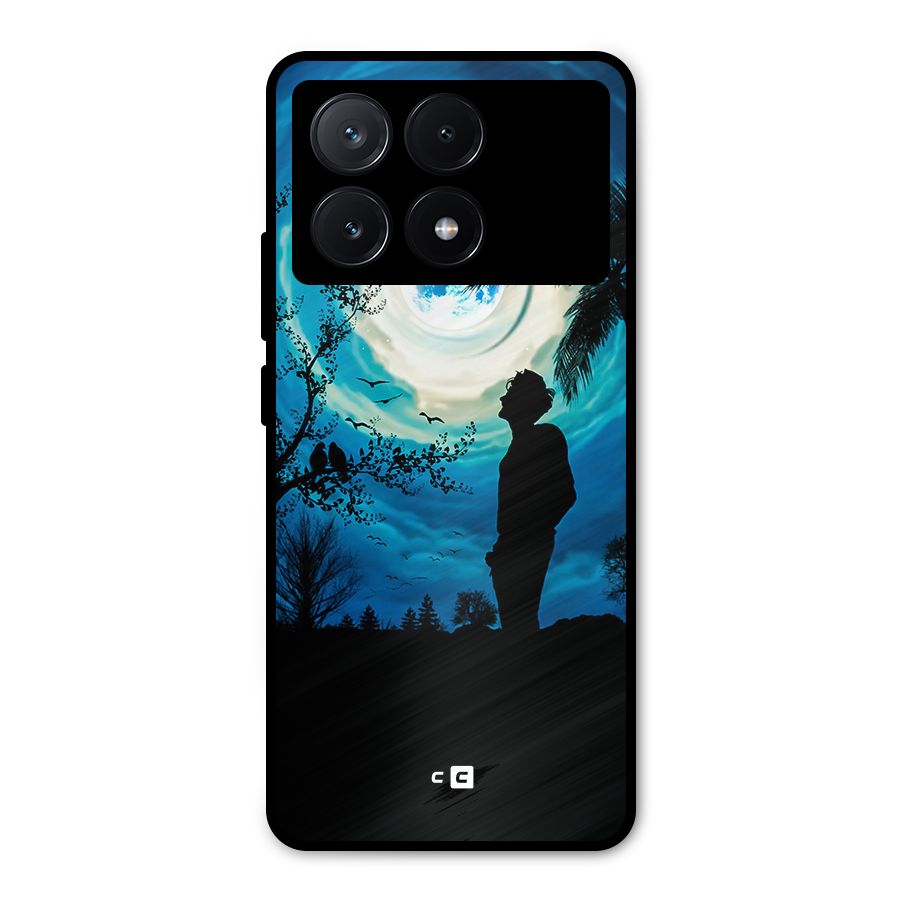 Cool Boy Under Sky Metal Back Case for Poco X6 Pro