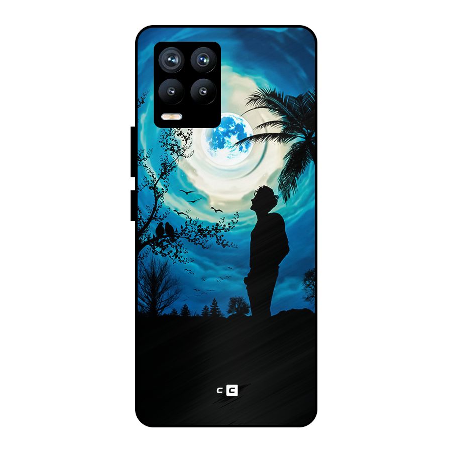 Cool Boy Under Sky Metal Back Case for Realme 8 Pro