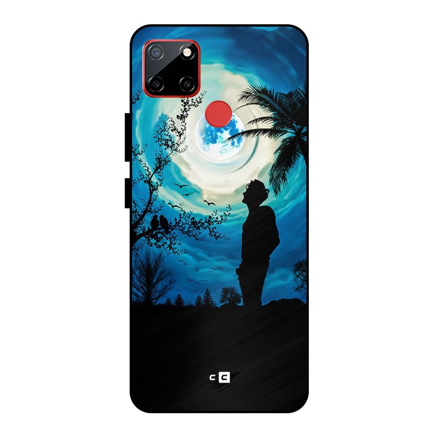 Cool Boy Under Sky Metal Back Case for Realme C12