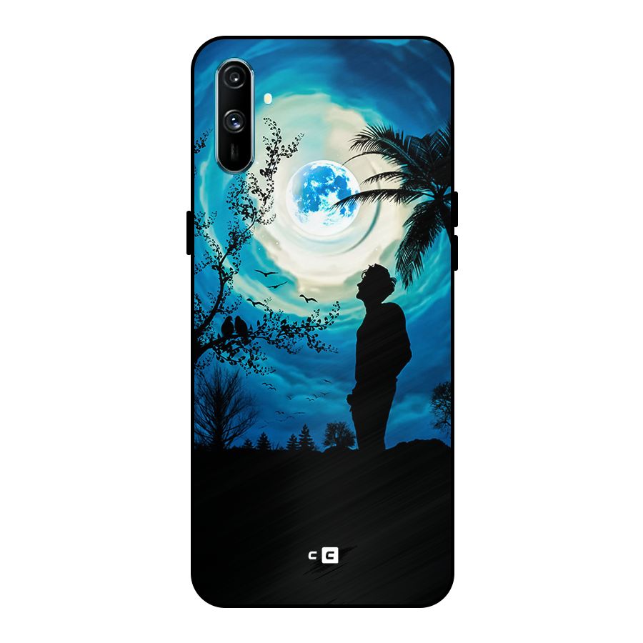 Cool Boy Under Sky Metal Back Case for Realme C3