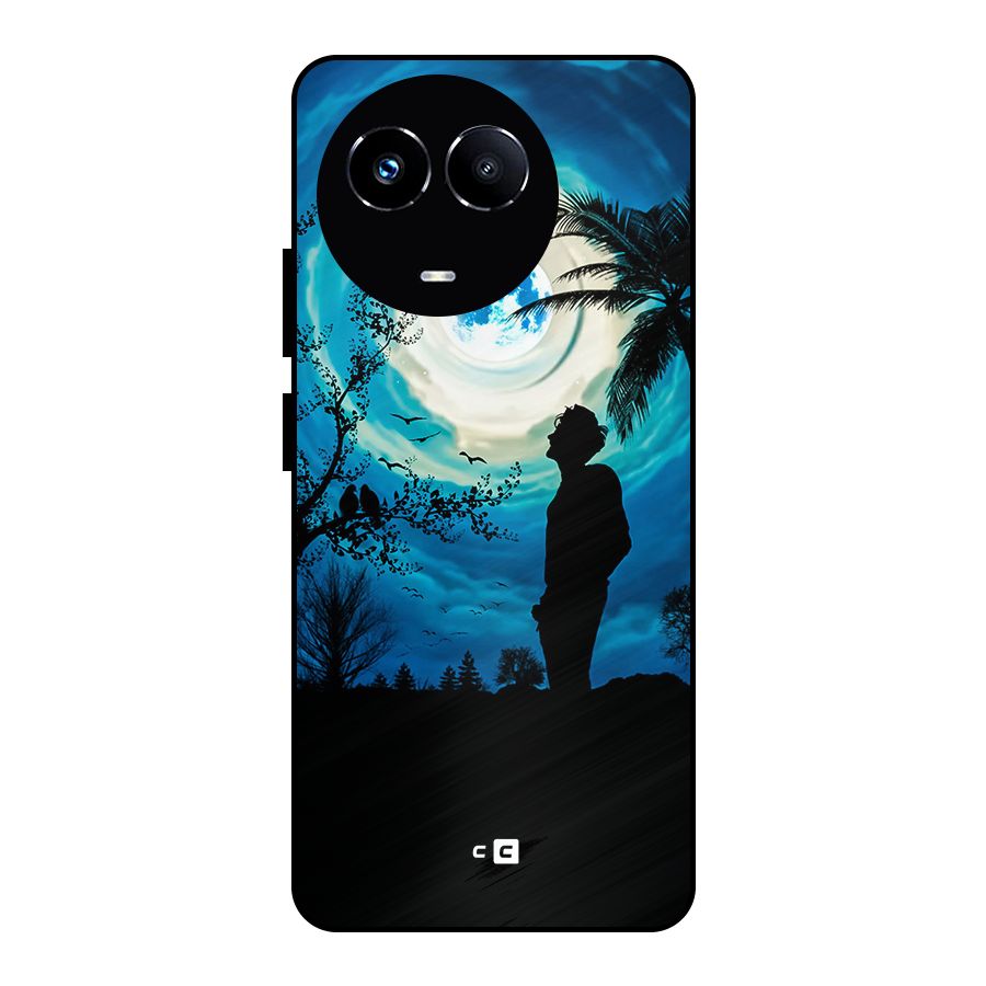 Cool Boy Under Sky Metal Back Case for Realme Narzo 60X