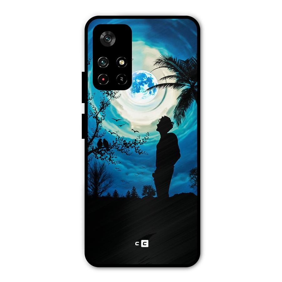 Cool Boy Under Sky Metal Back Case for Redmi Note 11T 5G