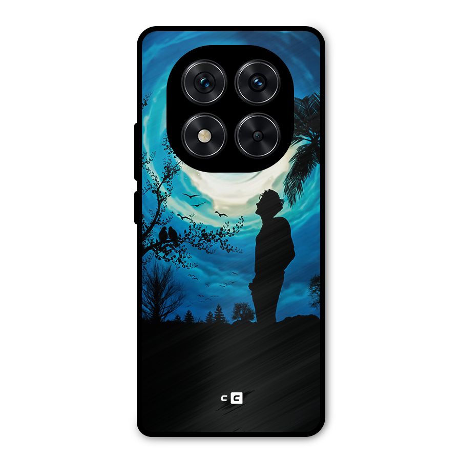 Cool Boy Under Sky Metal Back Case for Redmi Note 14 Pro 5G