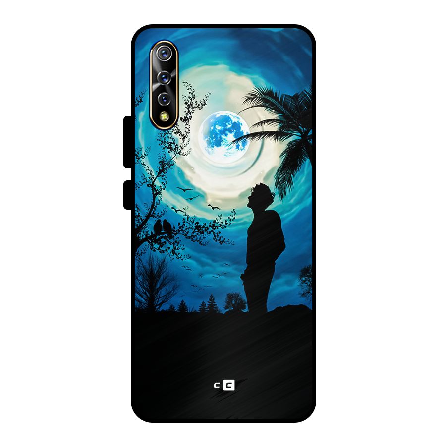 Cool Boy Under Sky Metal Back Case for Vivo S1