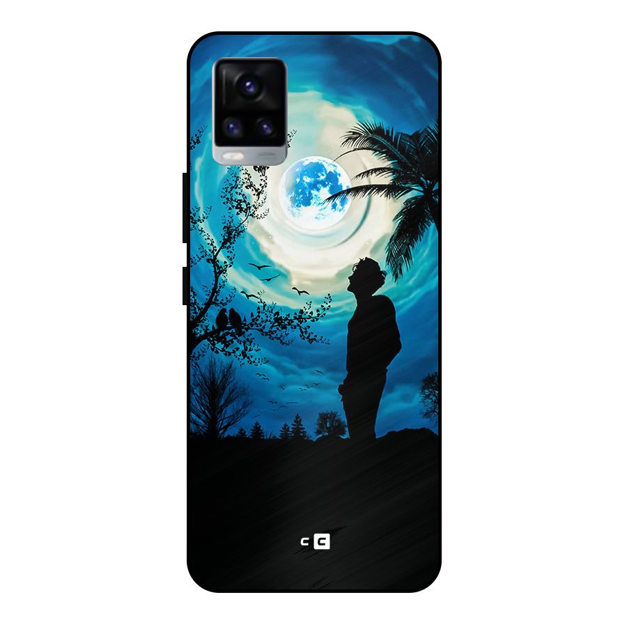 Cool Boy Under Sky Metal Back Case for Vivo V20 2021