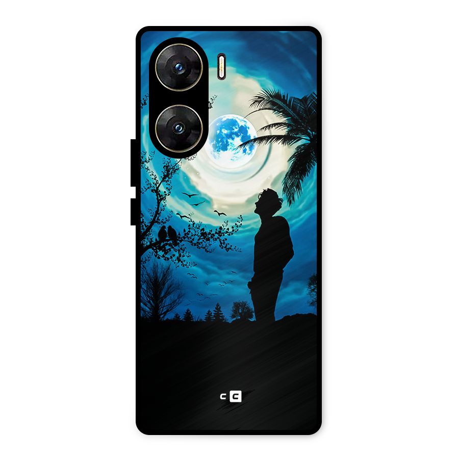 Cool Boy Under Sky Metal Back Case for Vivo V29e