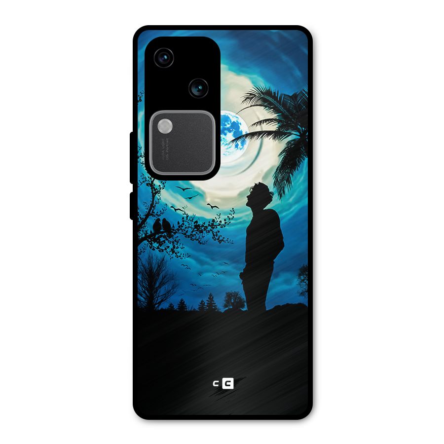Cool Boy Under Sky Metal Back Case for Vivo V30