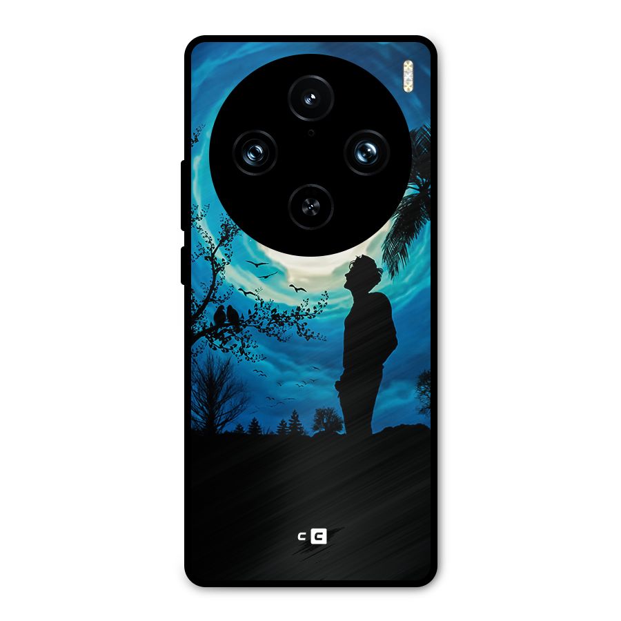 Cool Boy Under Sky Metal Back Case for Vivo X100 Pro