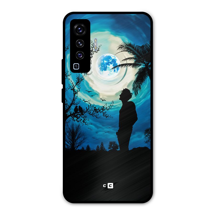 Cool Boy Under Sky Metal Back Case for Vivo X50