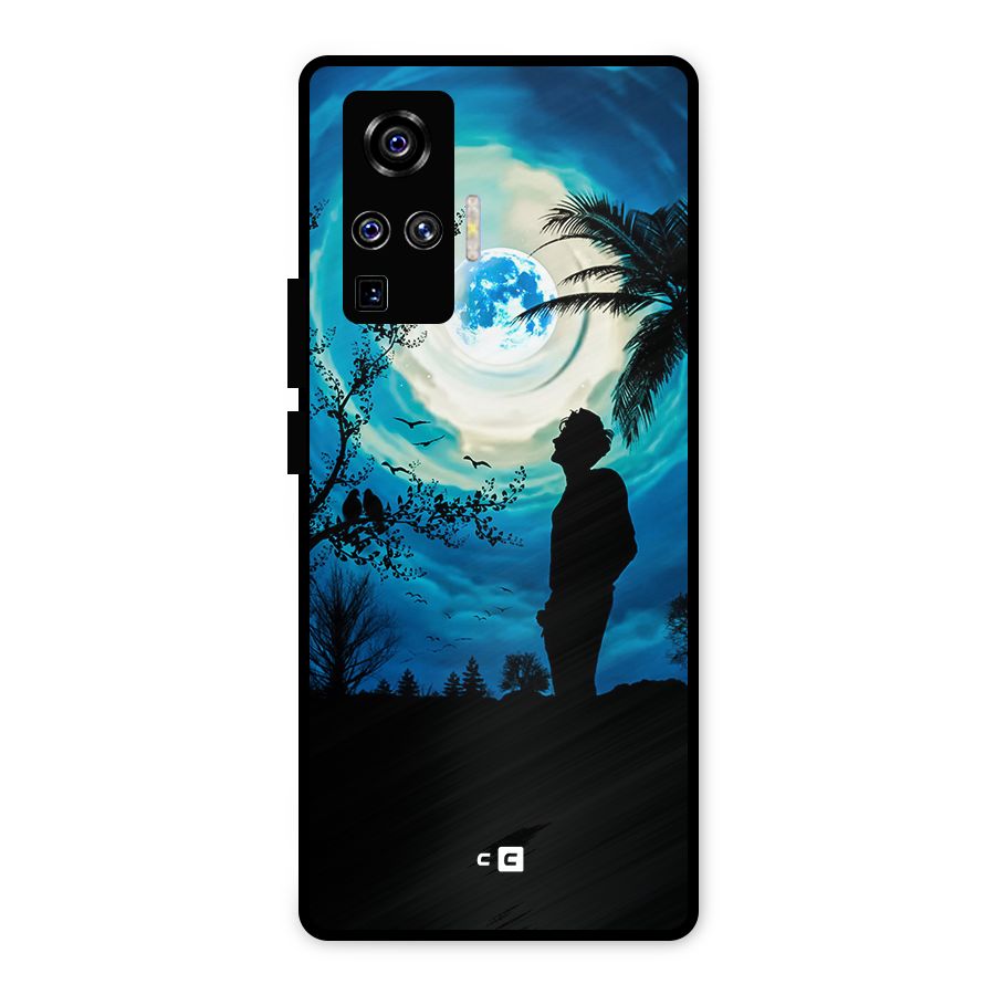 Cool Boy Under Sky Metal Back Case for Vivo X50 Pro