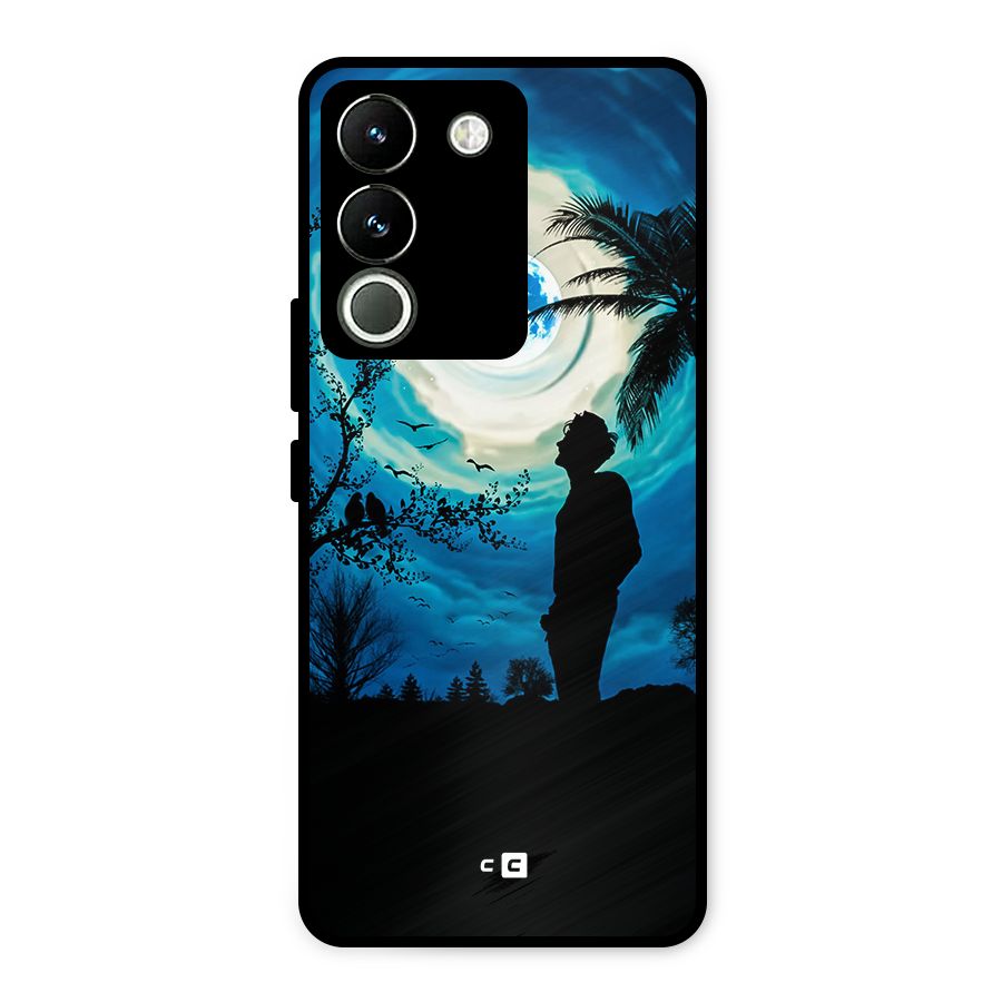 Cool Boy Under Sky Metal Back Case for Vivo Y200