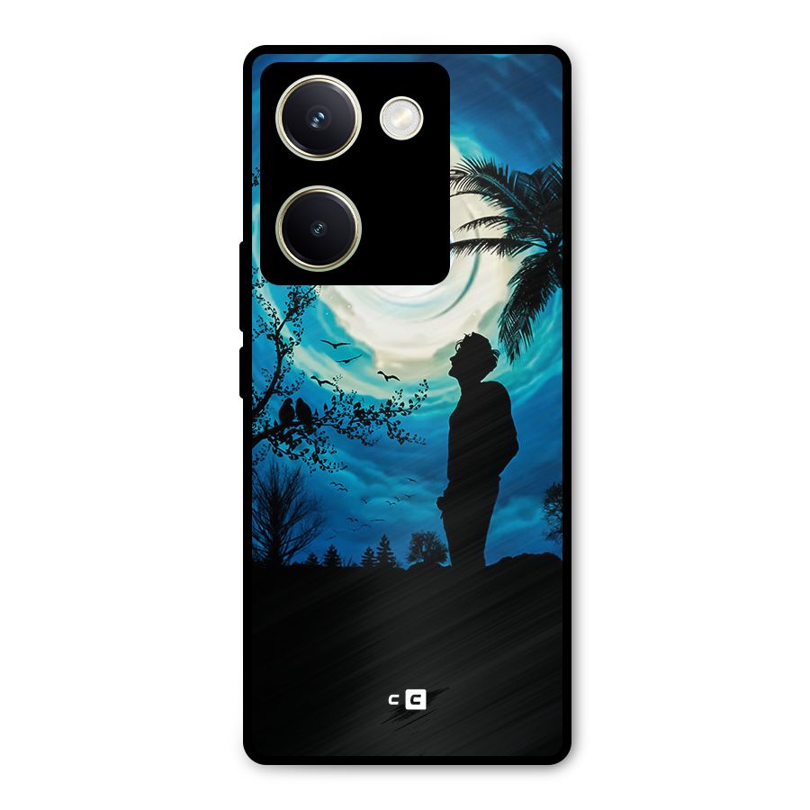 Cool Boy Under Sky Metal Back Case for Vivo Y200 Pro