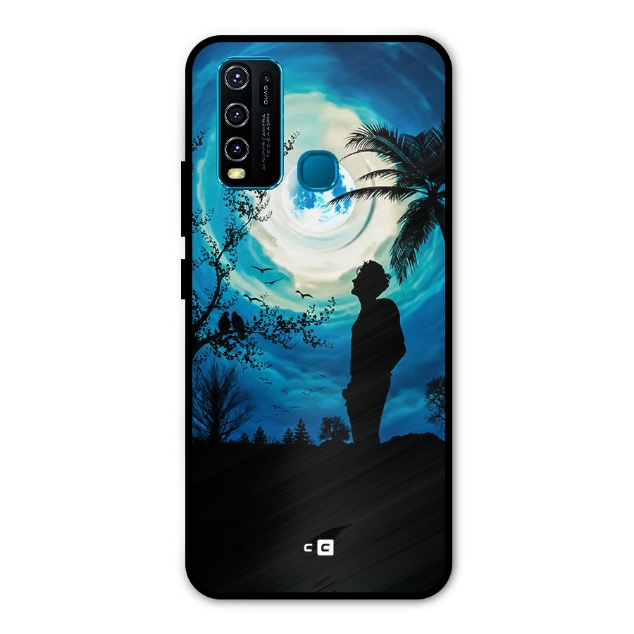 Cool Boy Under Sky Metal Back Case for Vivo Y30