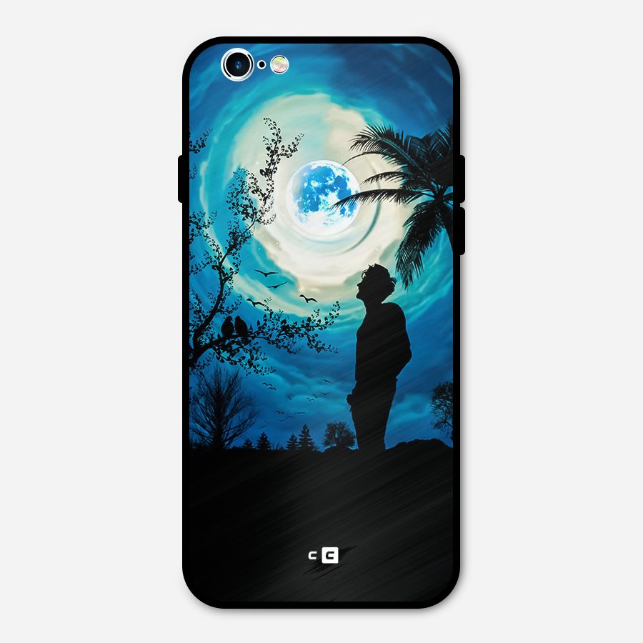 Cool Boy Under Sky Metal Back Case for iPhone 6 6s