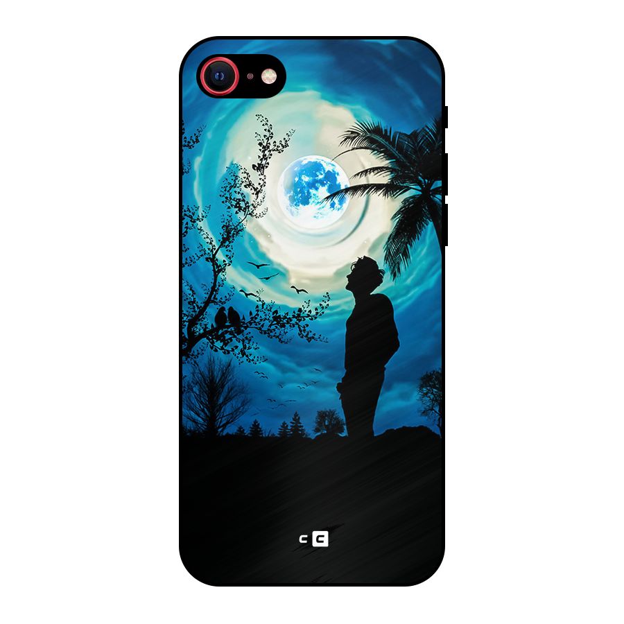 Cool Boy Under Sky Metal Back Case for iPhone 7
