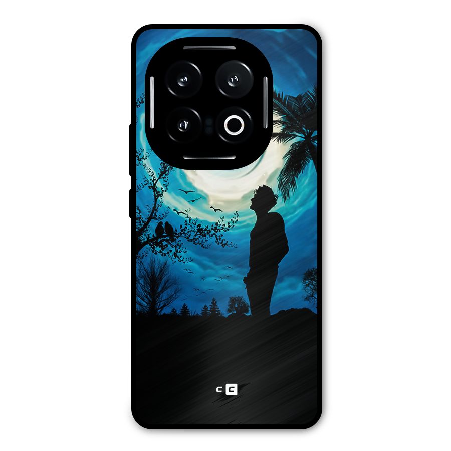 Cool Boy Under Sky Metal Back Case for iQOO 13