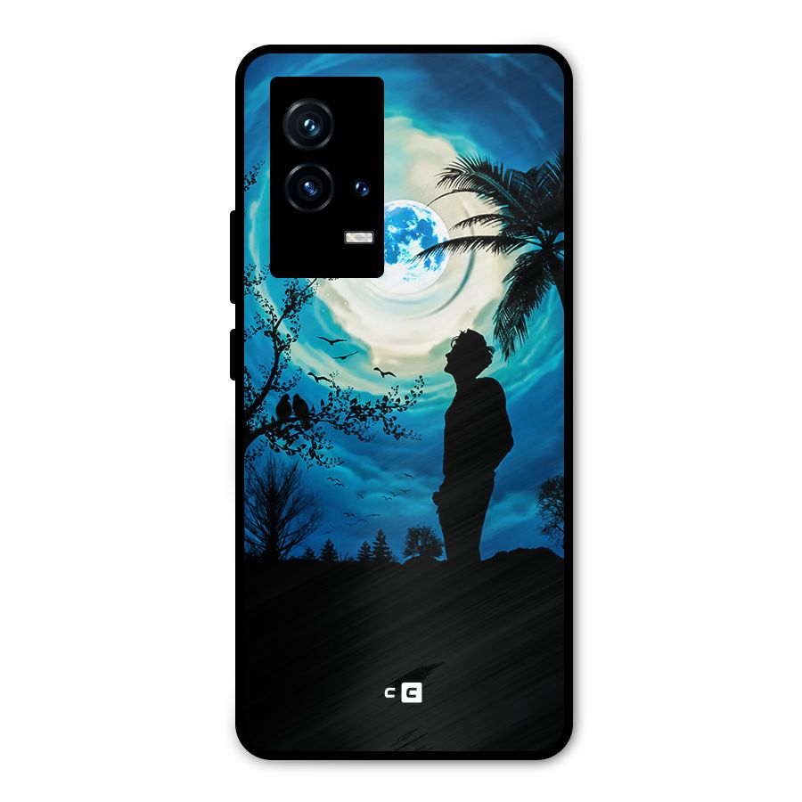 Cool Boy Under Sky Metal Back Case for iQOO 9 5G