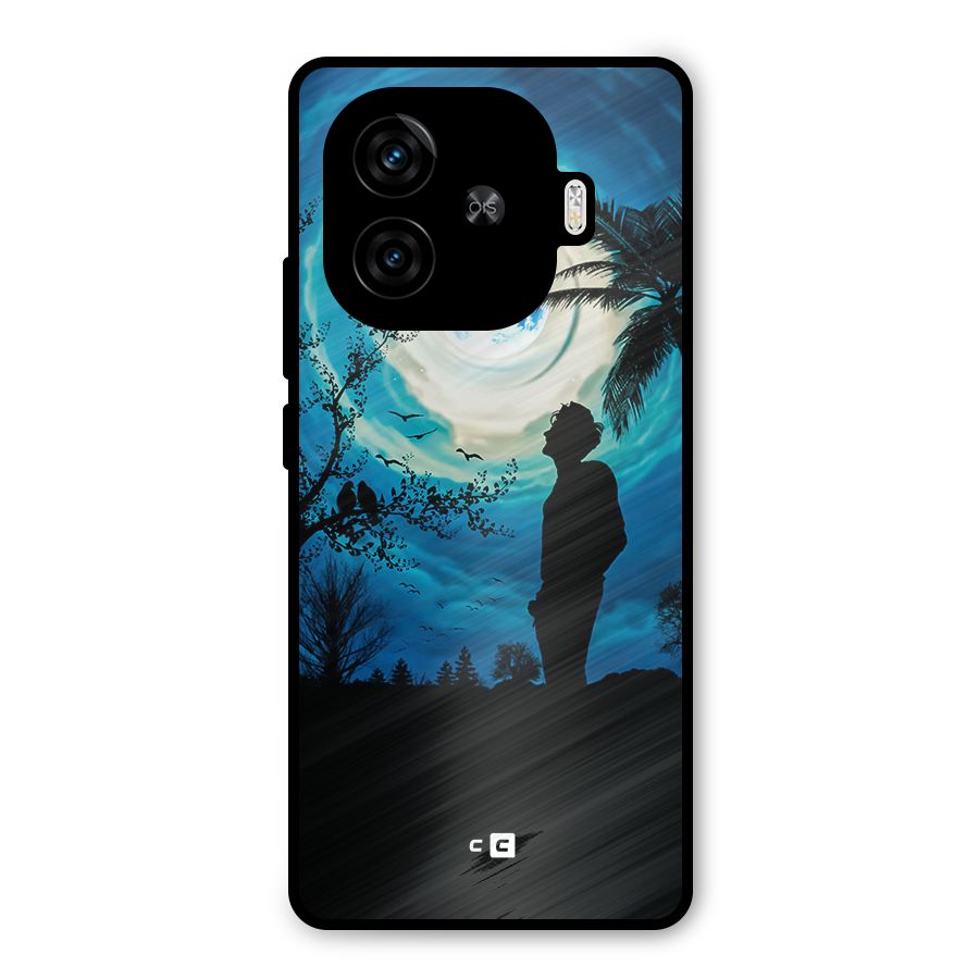 Cool Boy Under Sky Metal Back Case for iQOO Neo 10R
