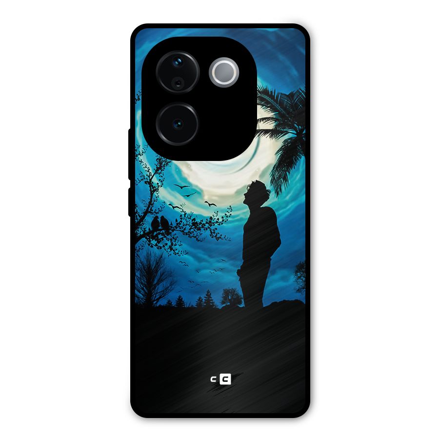 Cool Boy Under Sky Metal Back Case for iQOO Z9s Pro