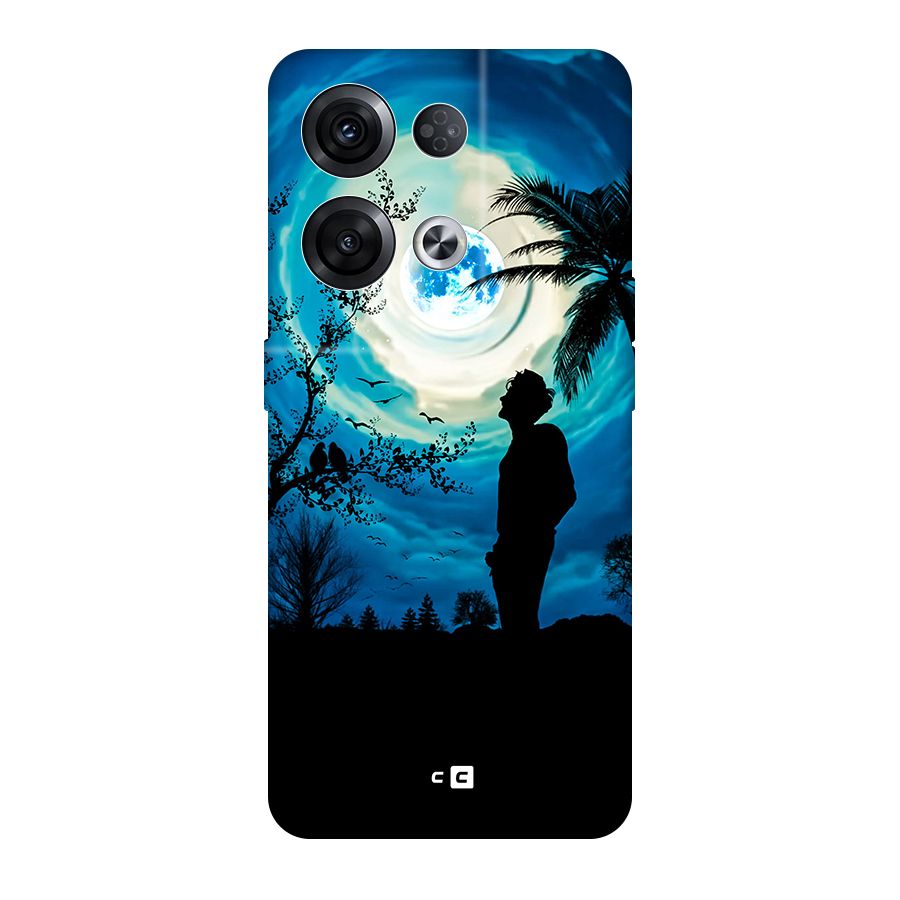 Cool Boy Under Sky Original Polycarbonate Back Case for Oppo Reno8 Pro 5G