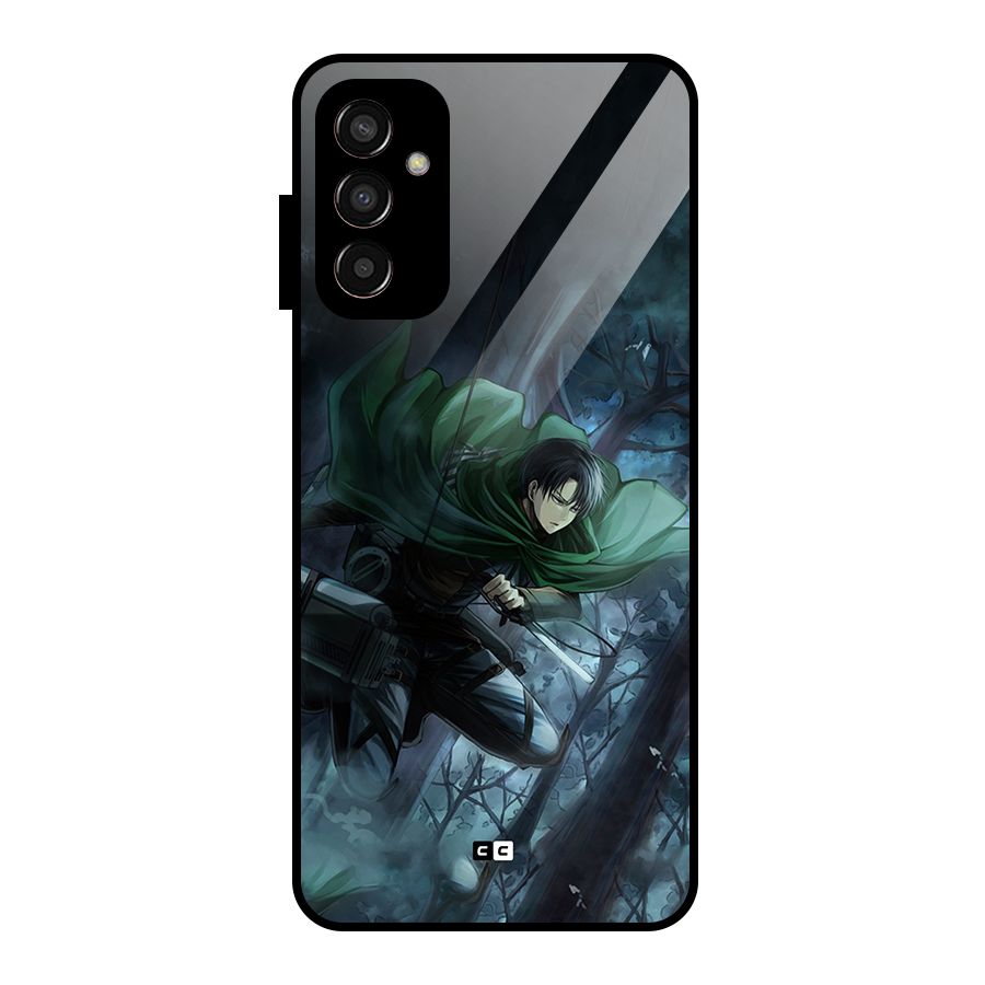 Cool Captain Levi Glass Back Case for Galaxy F13
