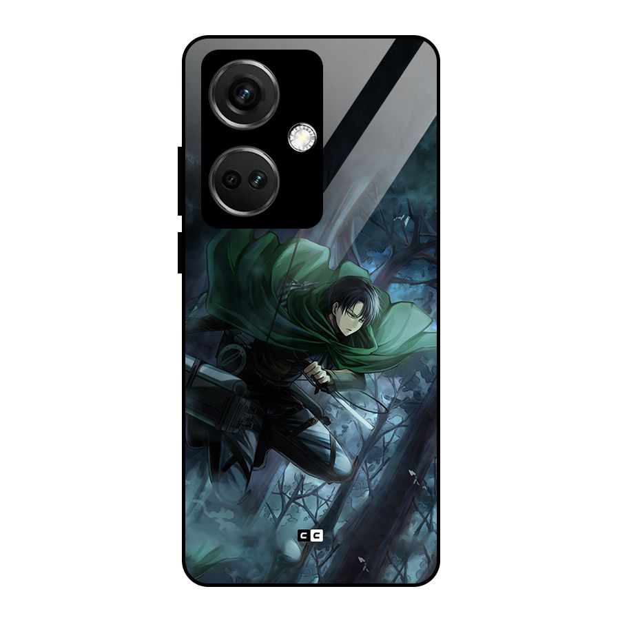 Cool Captain Levi Glass Back Case for OnePlus Nord CE 3 5G