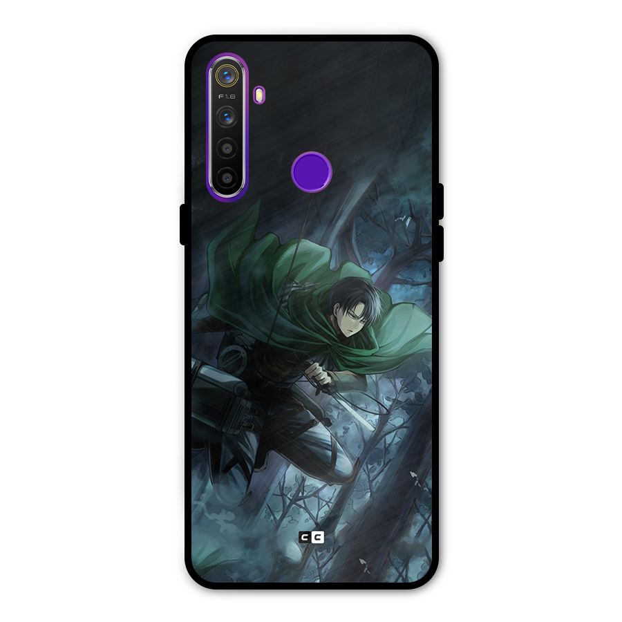 Cool Captain Levi Glass Back Case for Realme 5s
