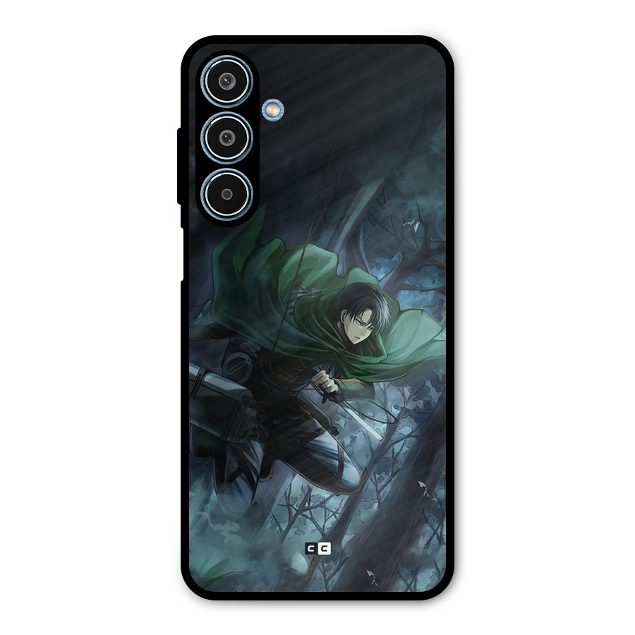 Cool Captain Levi Metal Back Case for Galaxy M35