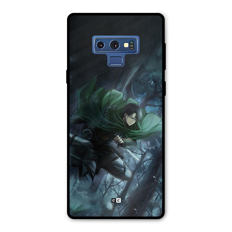 Cool Captain Levi Metal Back Case for Galaxy Note 9