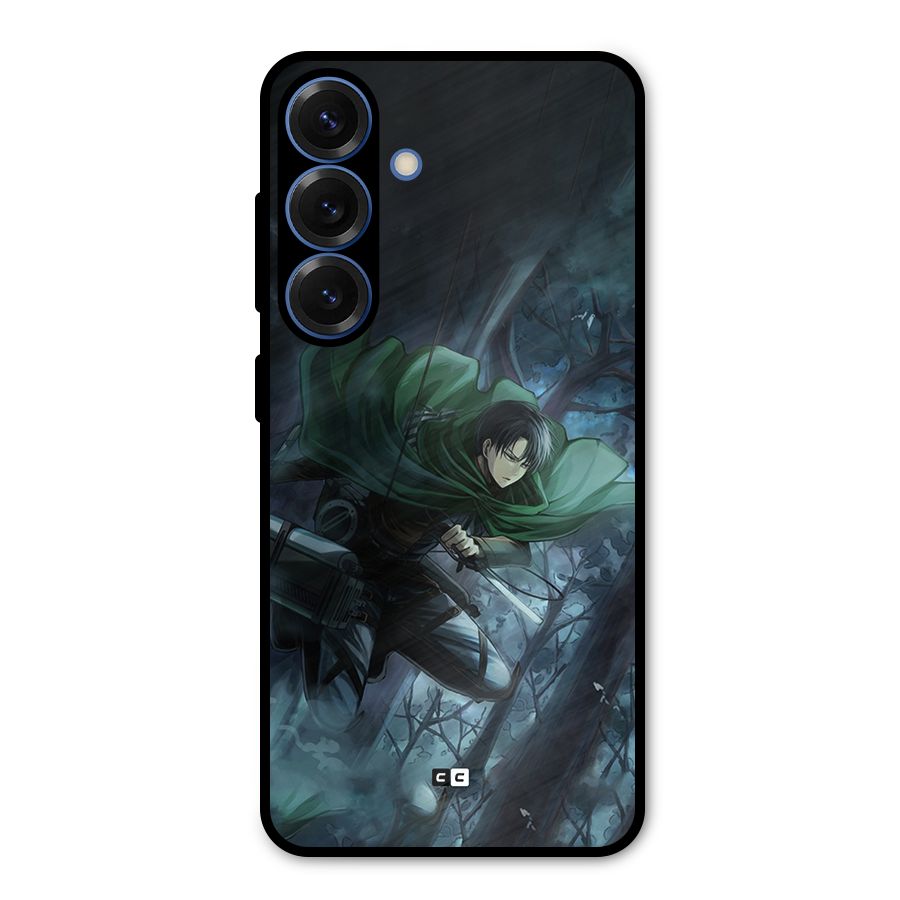 Cool Captain Levi Metal Back Case for Galaxy S25
