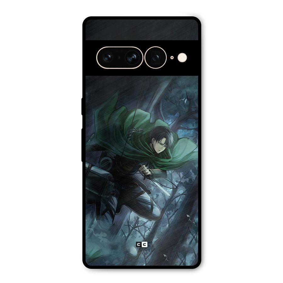 Cool Captain Levi Metal Back Case for Google Pixel 7 Pro