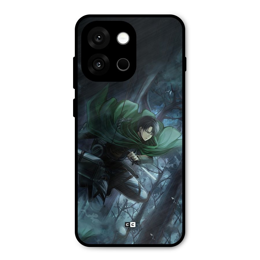 Cool Captain Levi Metal Back Case for OnePlus 13s