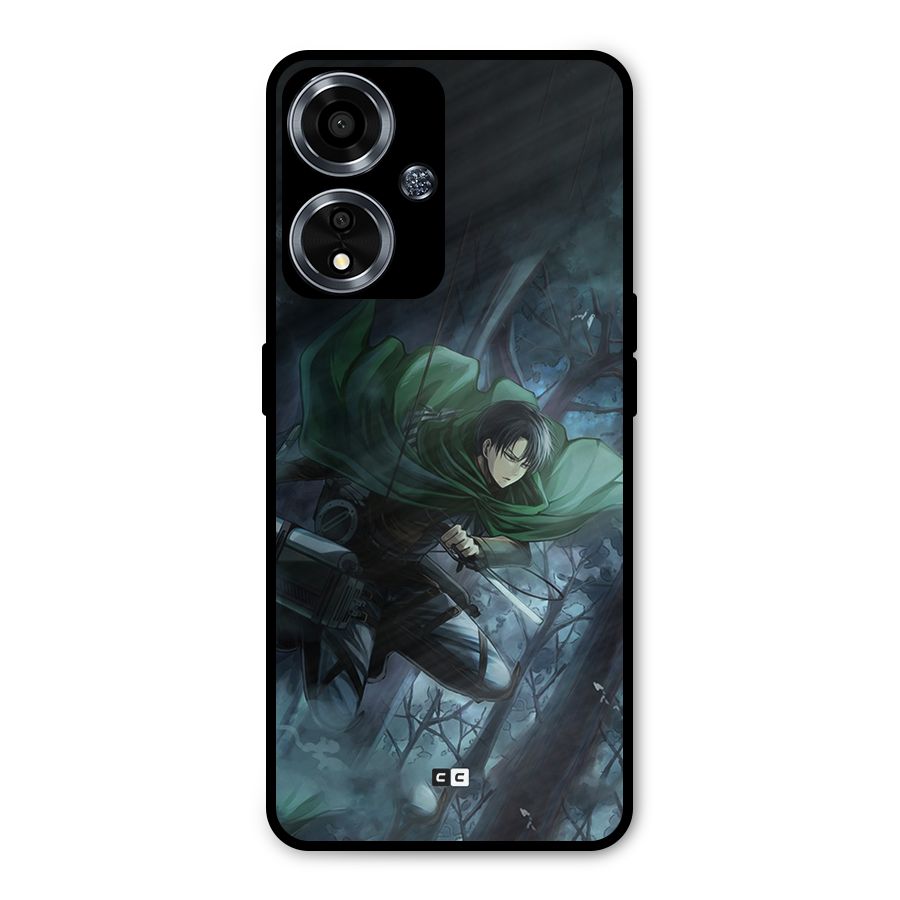 Cool Captain Levi Metal Back Case for Oppo A59