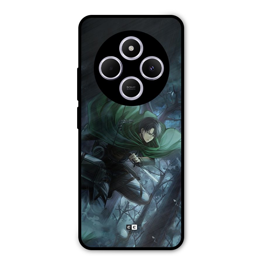 Cool Captain Levi Metal Back Case for Poco M7