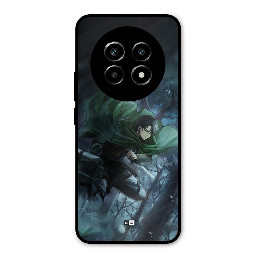 Cool Captain Levi Metal Back Case for Realme 13 Pro