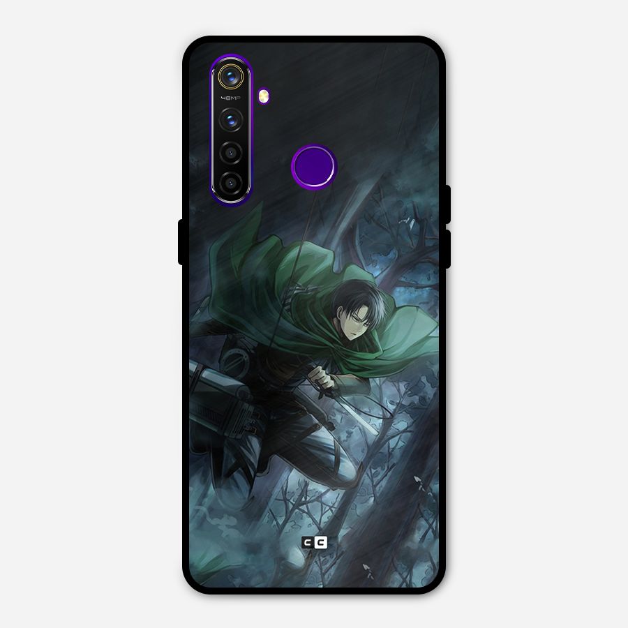 Cool Captain Levi Metal Back Case for Realme 5 Pro