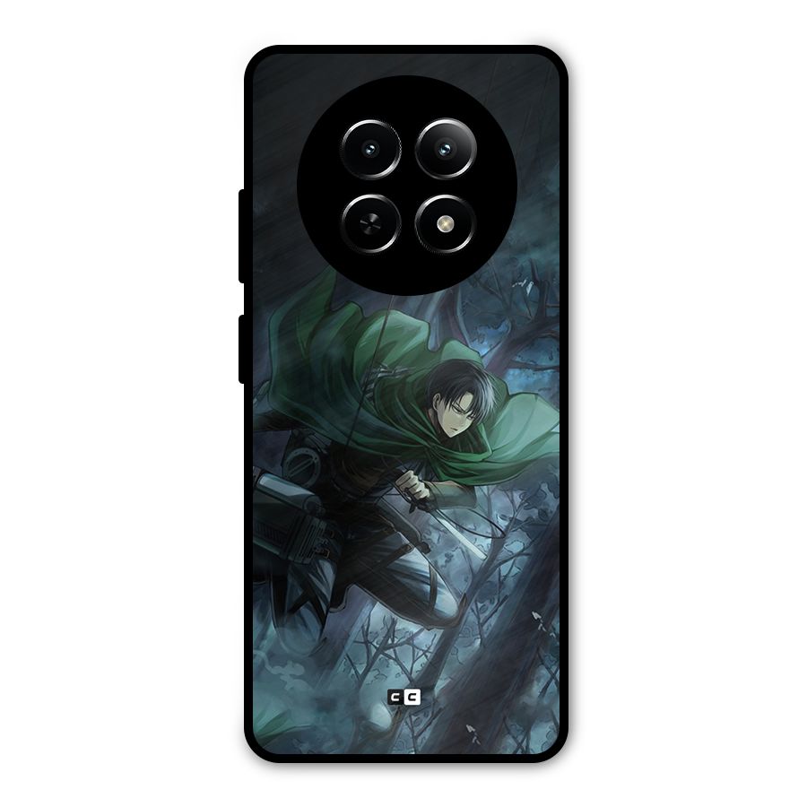 Cool Captain Levi Metal Back Case for Realme Narzo N65