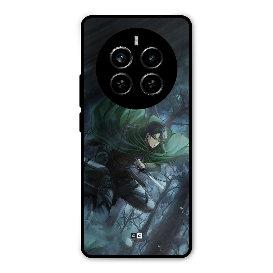 Cool Captain Levi Metal Back Case for Realme P1 Pro