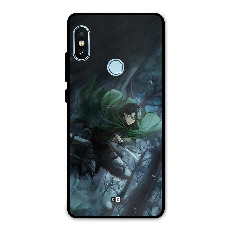 Cool Captain Levi Metal Back Case for Redmi Note 5 Pro