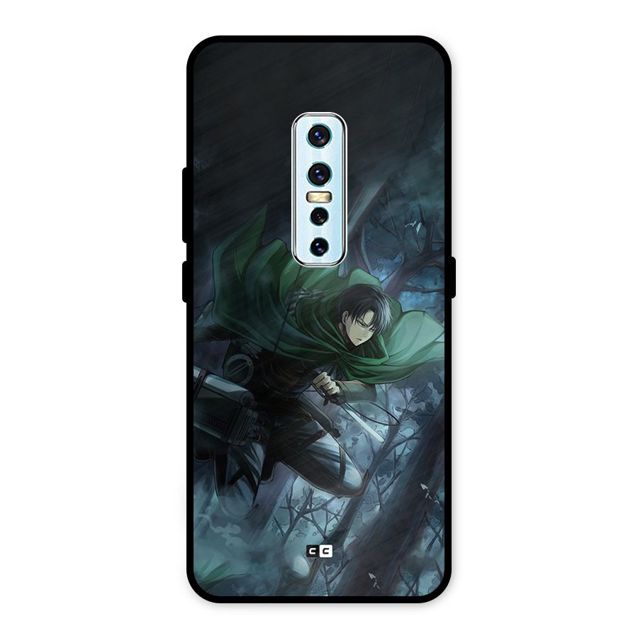 Cool Captain Levi Metal Back Case for Vivo V17 Pro
