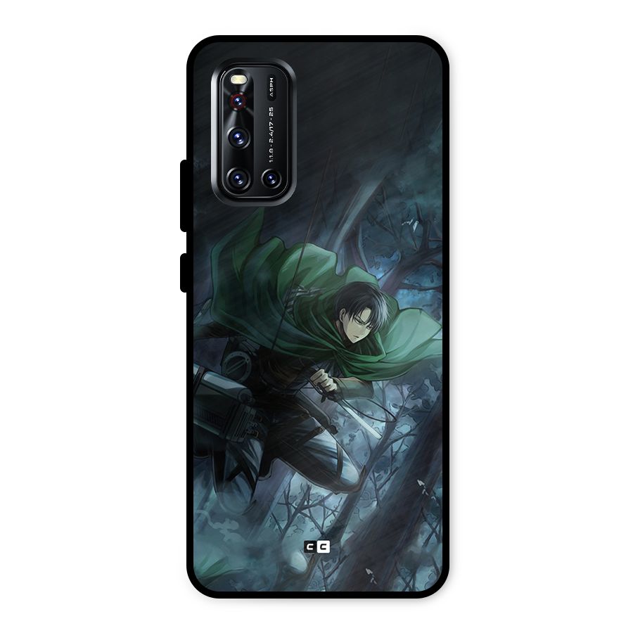 Cool Captain Levi Metal Back Case for Vivo V19