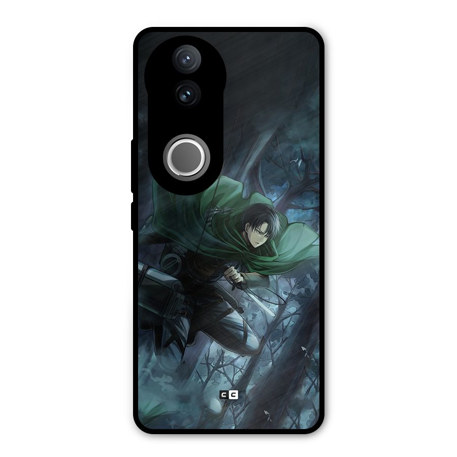 Cool Captain Levi Metal Back Case for Vivo V50e
