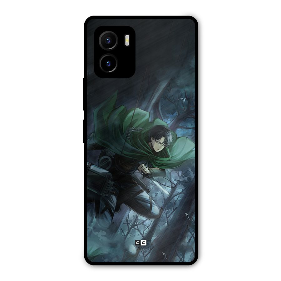 Cool Captain Levi Metal Back Case for Vivo Y15s