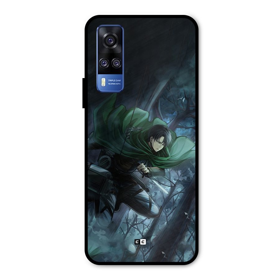 Cool Captain Levi Metal Back Case for Vivo Y51A