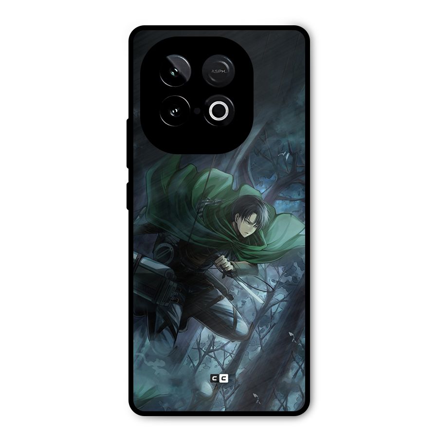 Cool Captain Levi Metal Back Case for iQOO Neo 10