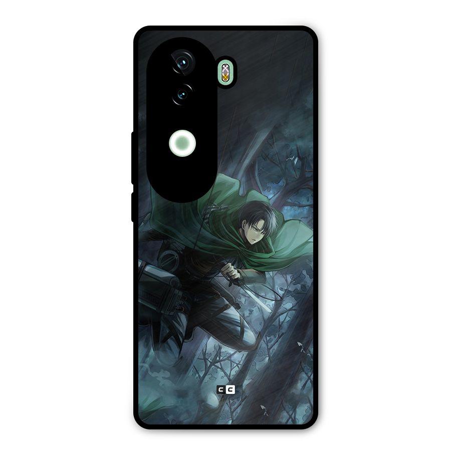 Cool Captain Levi Metal Back Case for iQOO Z9s