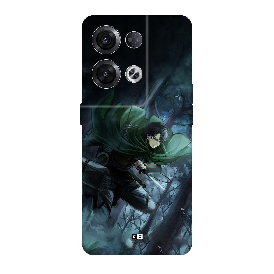 Cool Captain Levi Original Polycarbonate Back Case for Oppo Reno8 Pro 5G